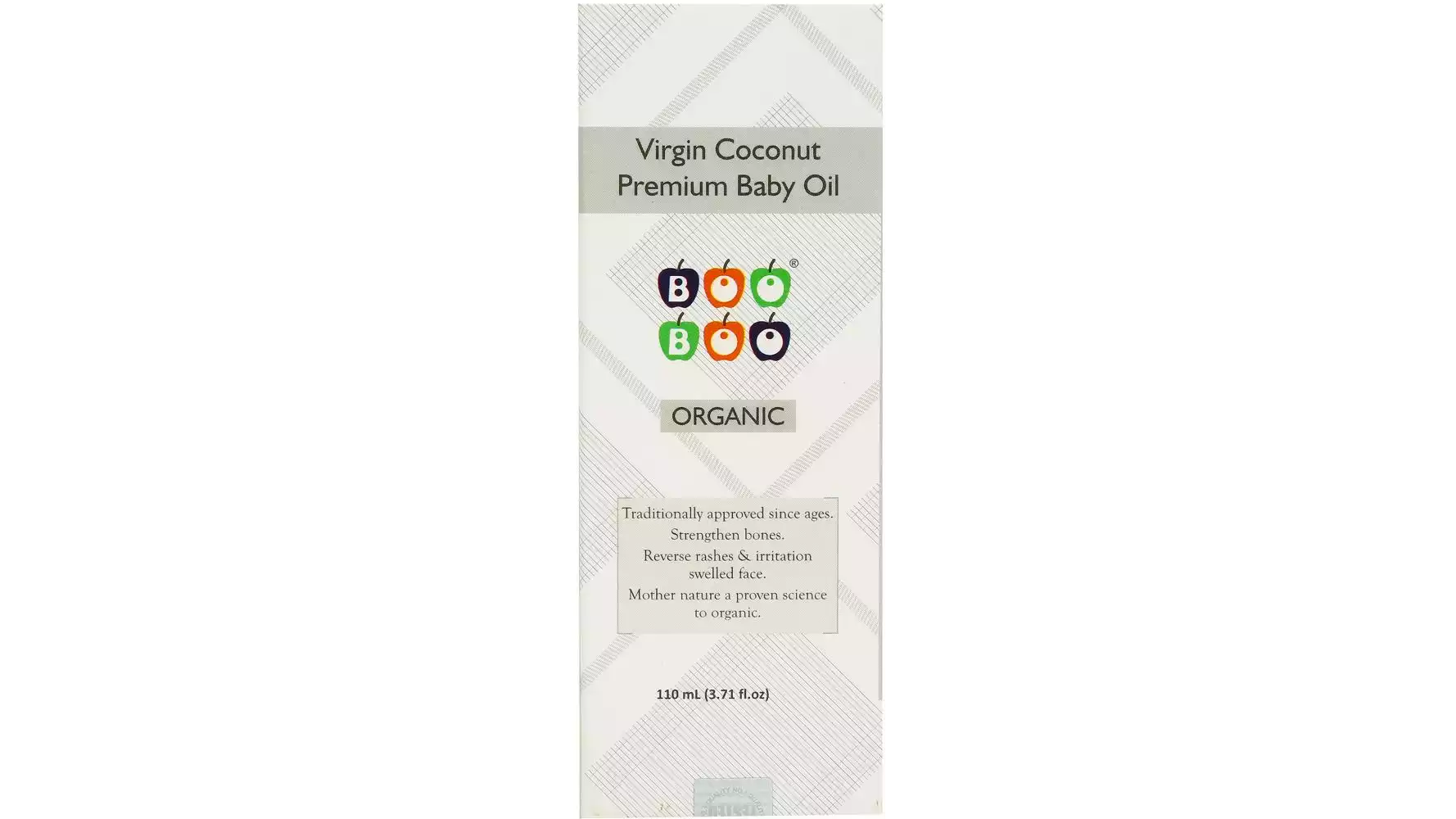 Boo Boo Organic Virgin Coconut Premium Baby Oil (110ml)