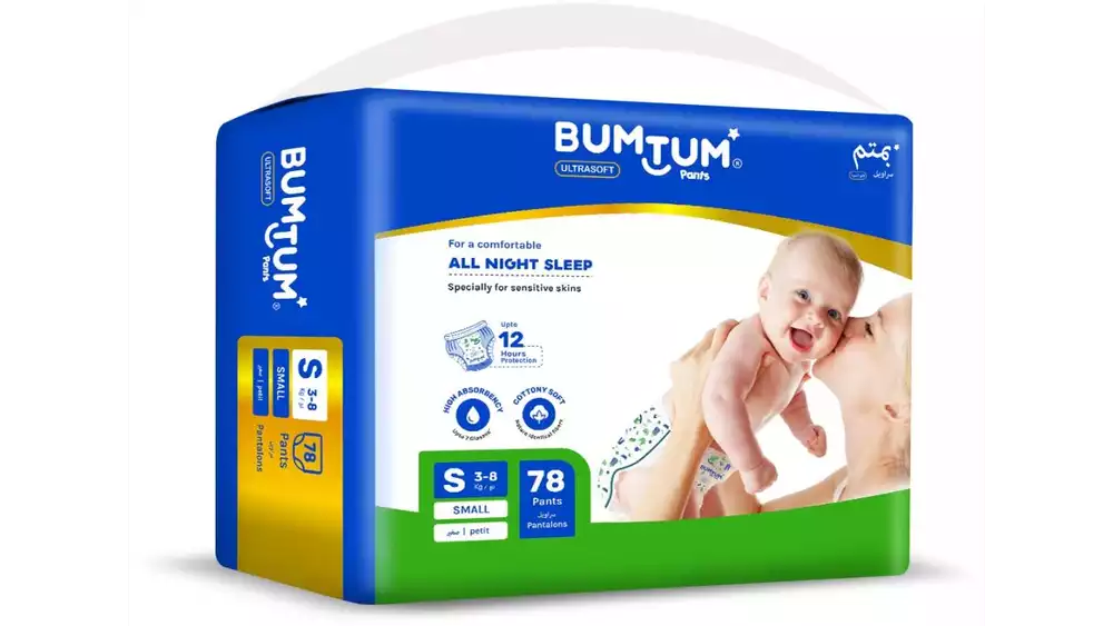 Bumtum Baby Diaper Small (78pcs)