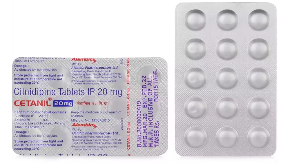 Cetanil Tablet (20mg) (15tab)