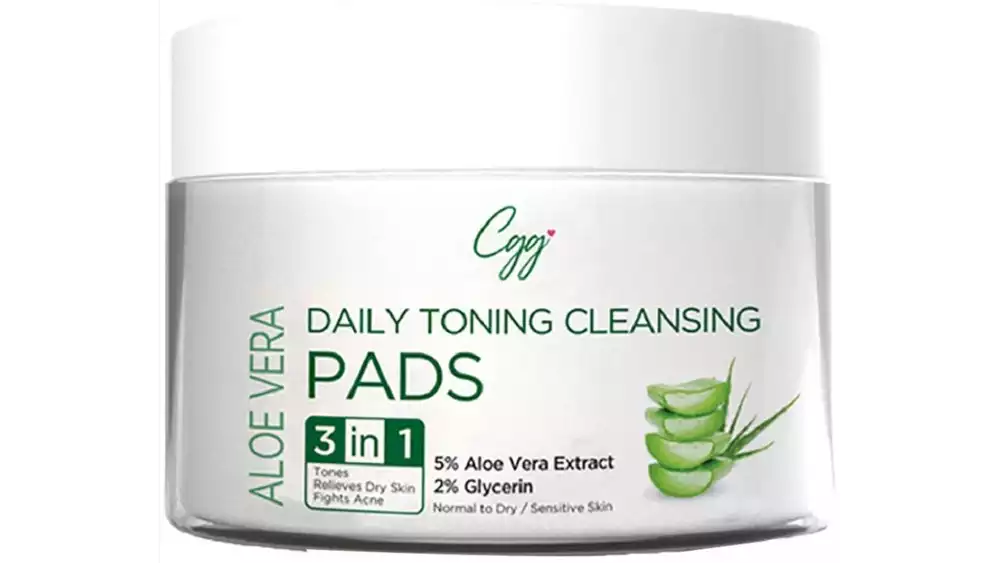 Cgg Cosmetics Aloe Vera Daily Toning Cleansing Pads (50pcs)