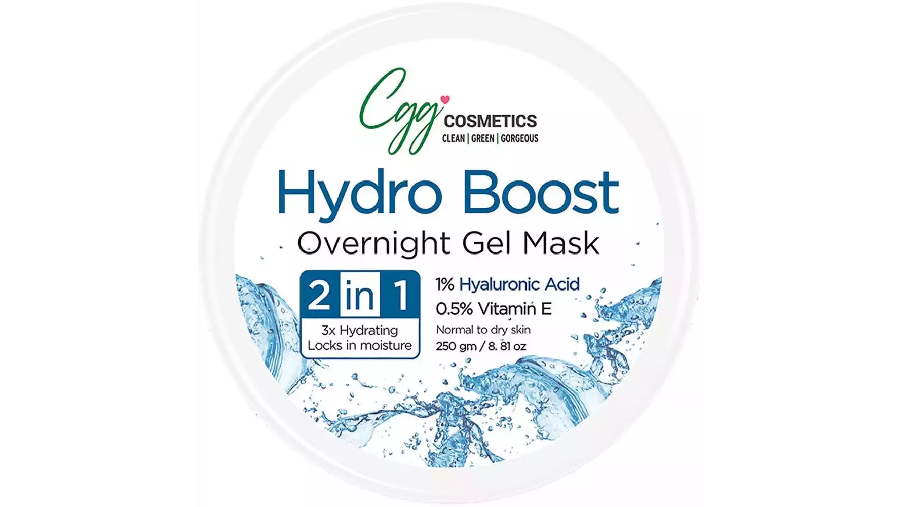 Cgg Cosmetics Hydro Boost Overnight Gel Mask (250g)