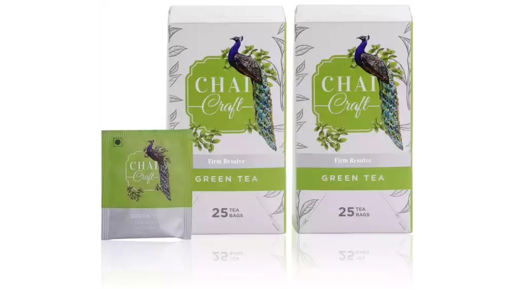 Chai Craft Green Tea, Antioxidant Rich (25Sachet, Pack of 2)