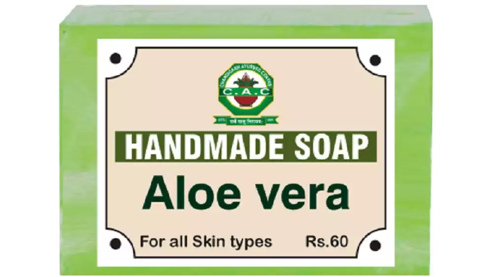Chandigarh Ayurved Centre Aloe Vera Handmade Soap (100g)