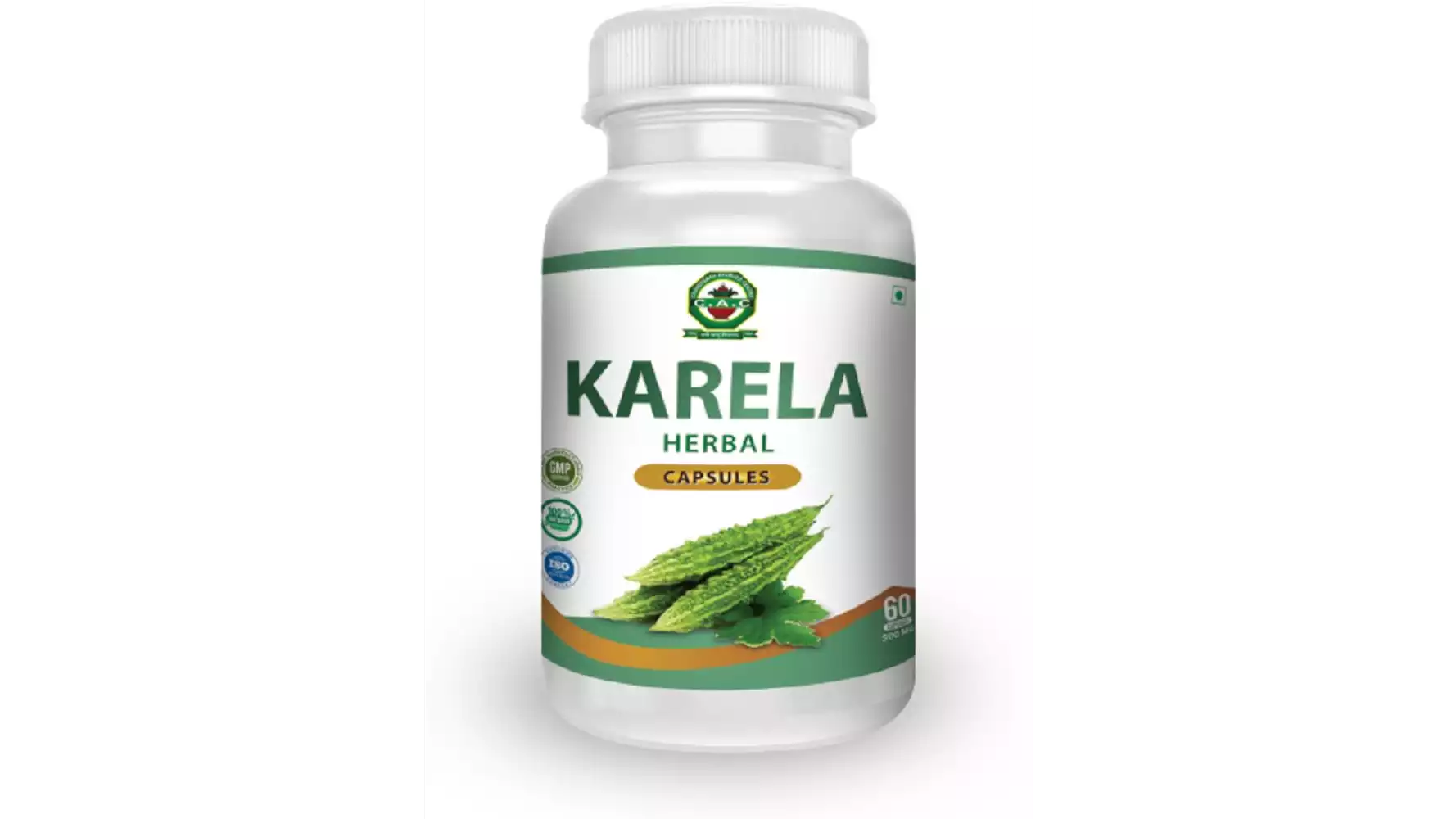 Chandigarh Ayurved Centre Karela Herbal Capsules (60caps)
