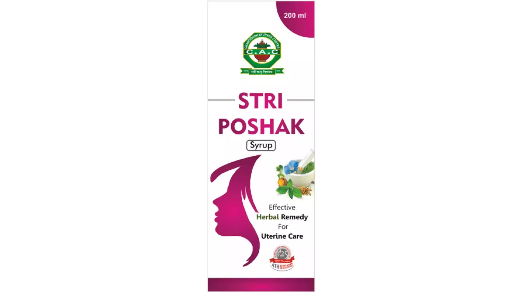 Chandigarh Ayurved Centre Stri Poshak Syrup (200ml)