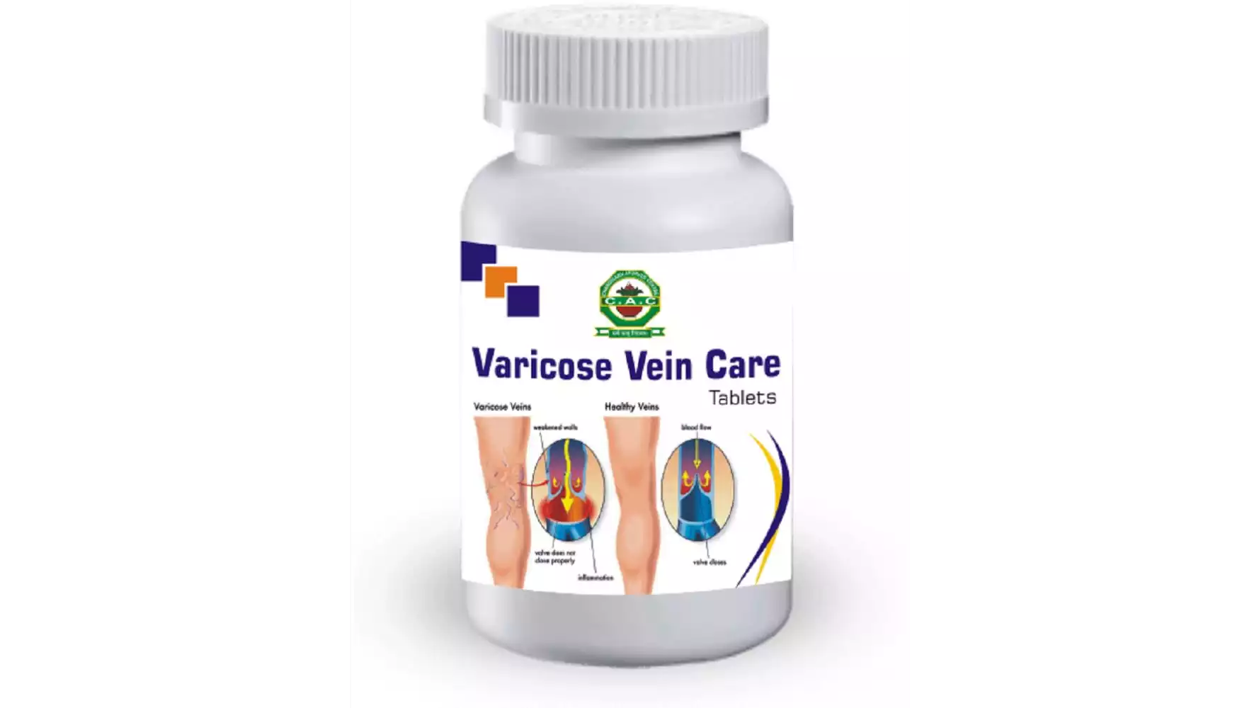 Chandigarh Ayurved Centre Varicose Vein Care Tablets (14tab)