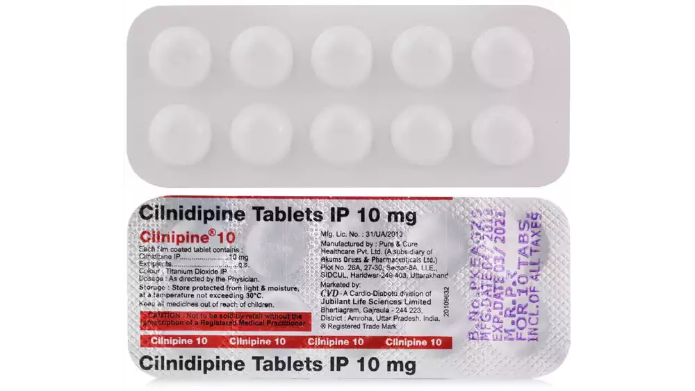 Cilnipine Tablet (10mg) (10tab)