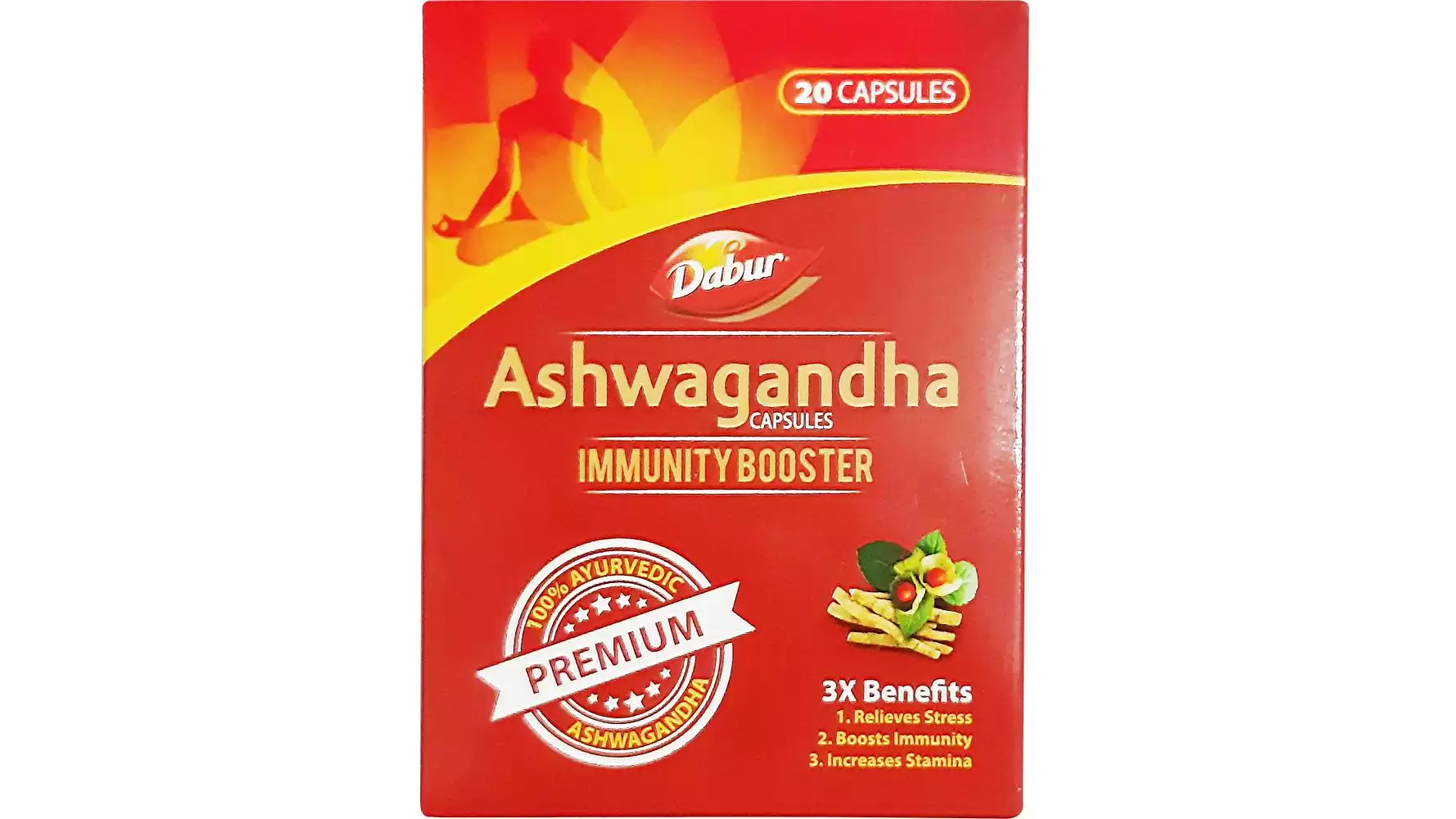 Dabur Ashwagandha Capsules Immunity Booster (20caps)