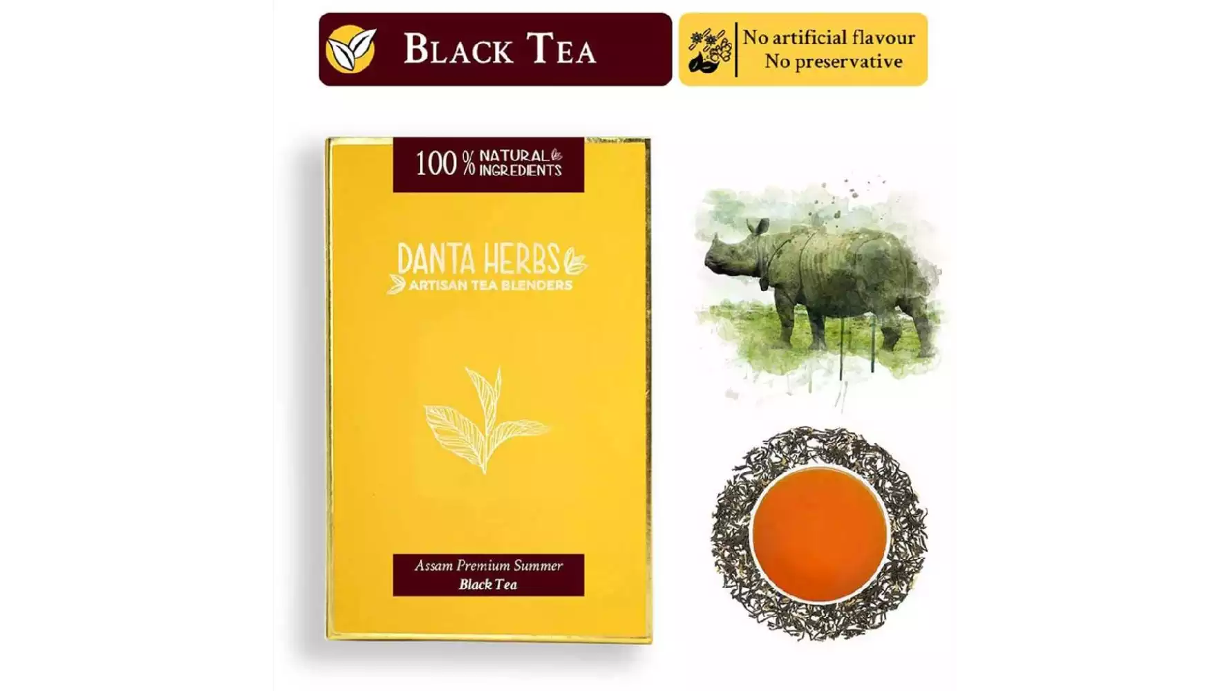 Danta Herbs Assam Premium Summer Black Tea (100g)