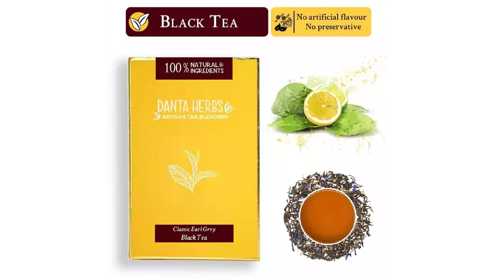 Danta Herbs Classic Earl Grey Black Tea (100g)