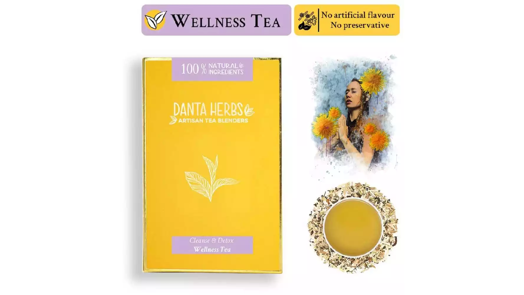 Danta Herbs Cleanse & Detox Wellness Tea (100g)