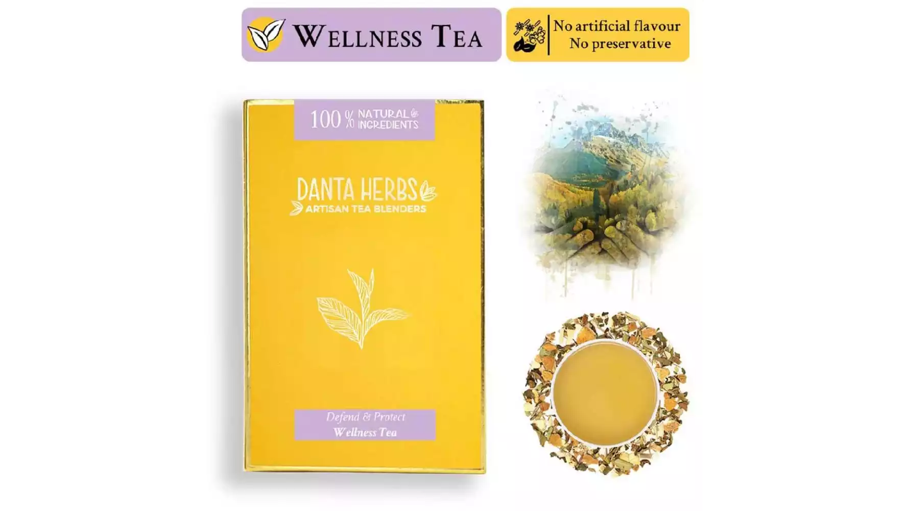 Danta Herbs Defend & Protect Wellness Tea (100g)