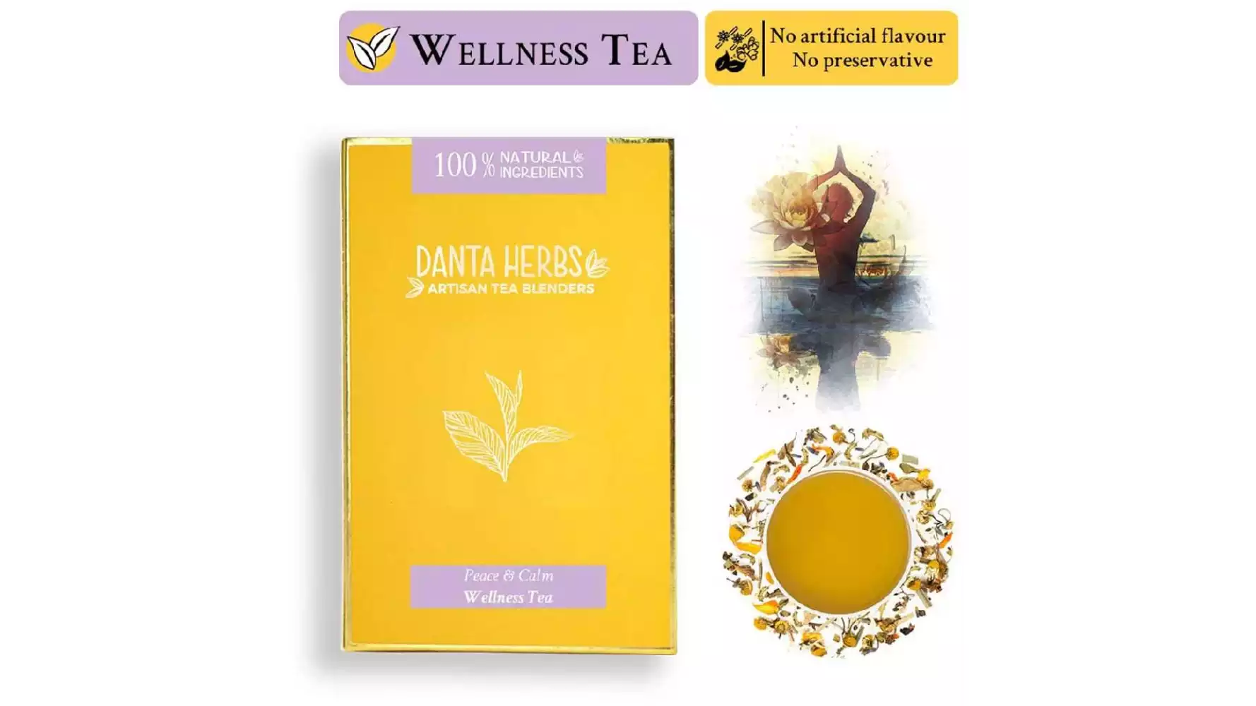 Danta Herbs Peace & Calm Wellness Tea (100g)