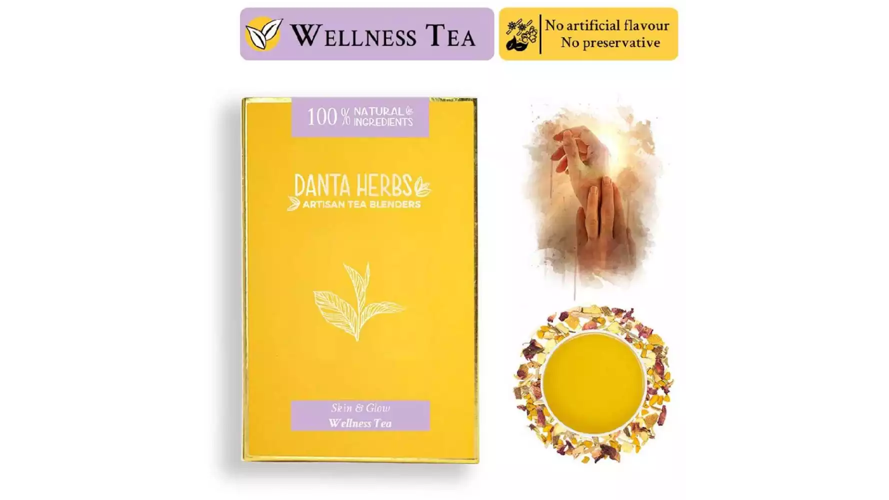 Danta Herbs Skin & Glow Wellness Tea (100g)