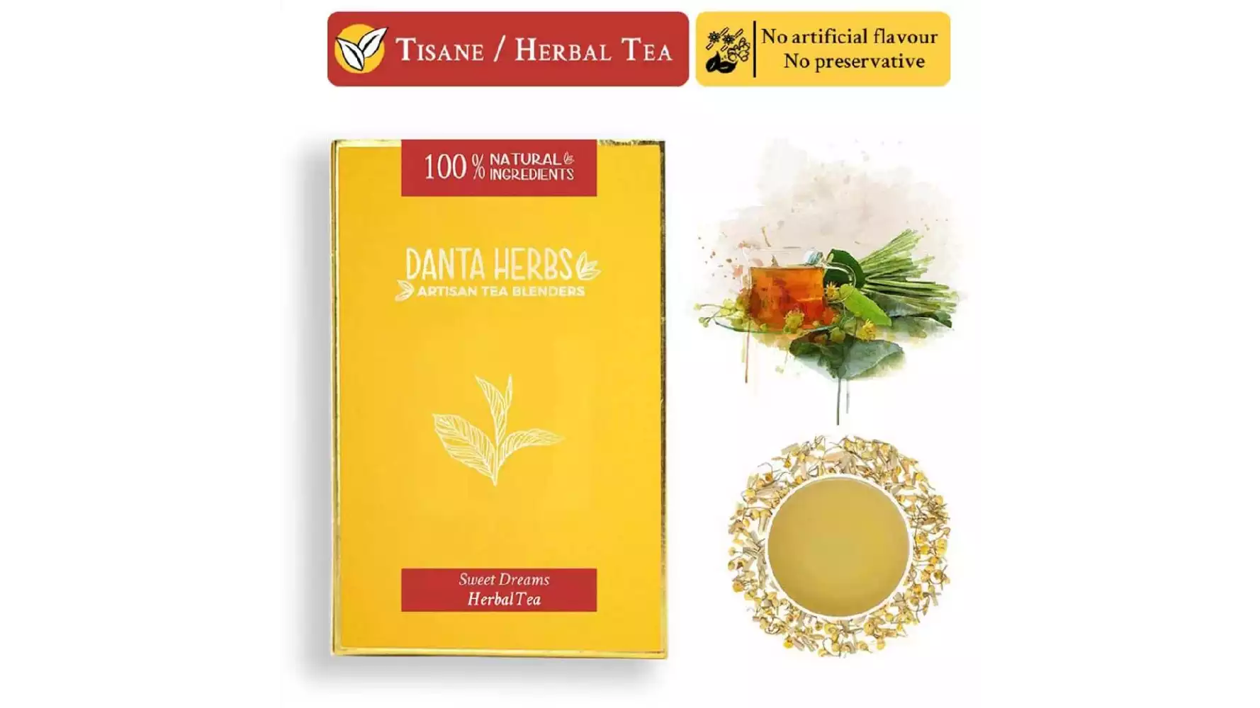 Danta Herbs Sweet Dreams Herbal Tea (100g)