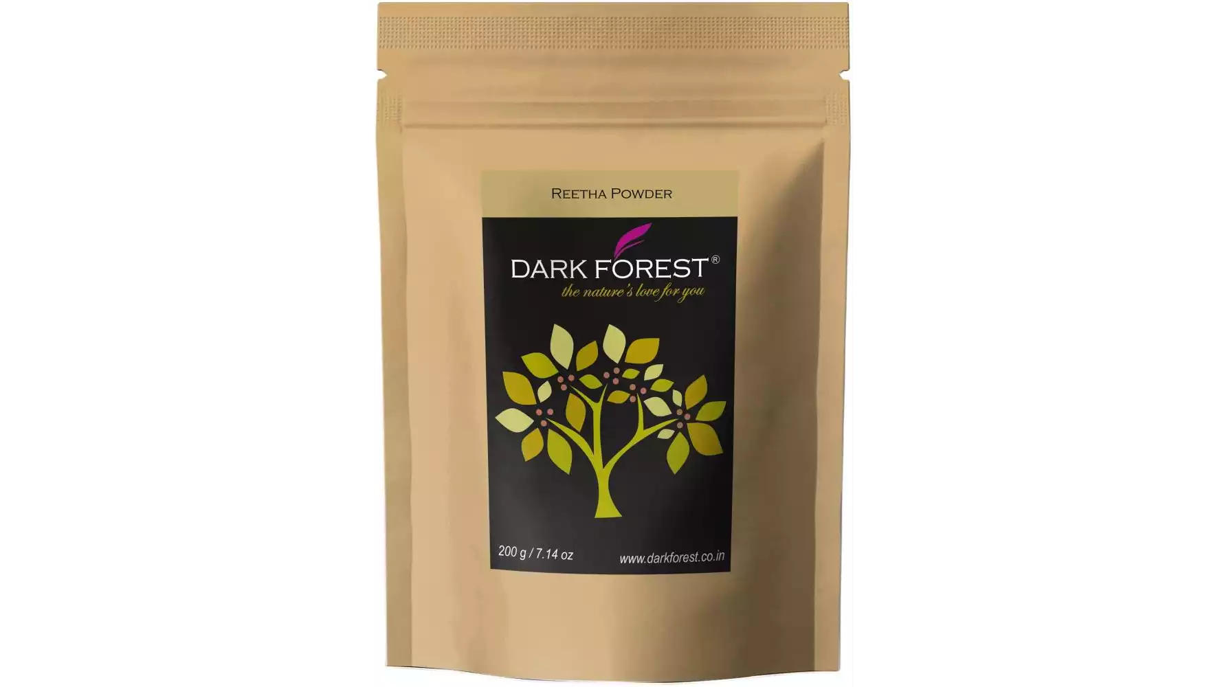 Dark Forest Reetha (Soap Nut) Powder (200g)