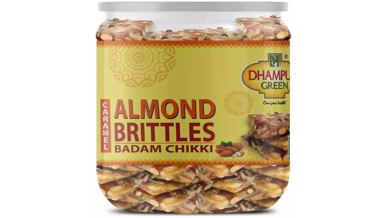Dhampur Green Almond Brittles (Badam Chikki) (200g)