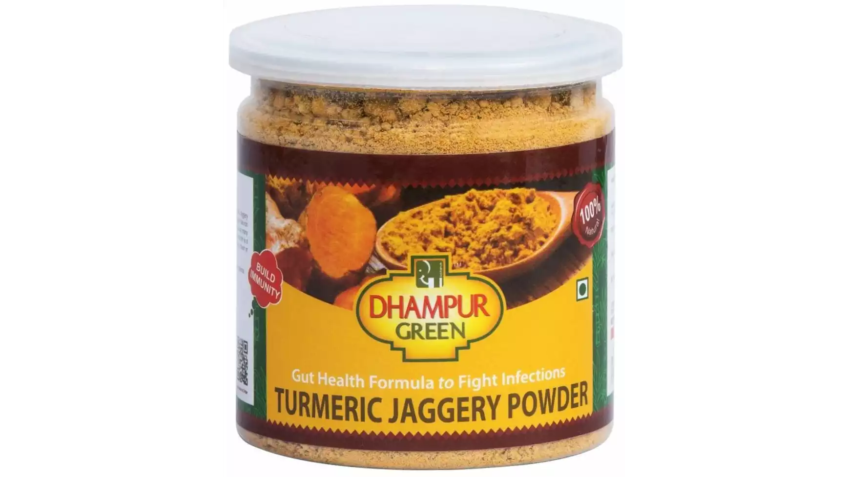Dhampur Green Turmeric Jaggery Powder (300g)