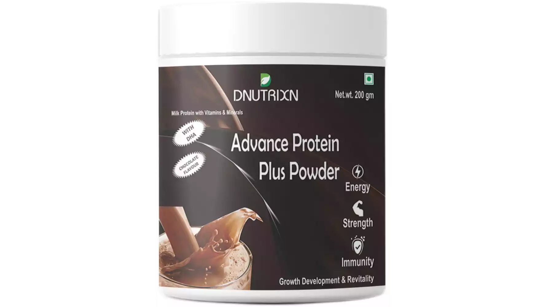 Dnutrixn Advance Protein Plus Powder Chocolate (200g)