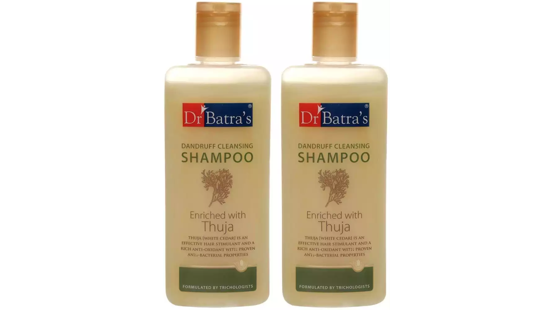 Dr Batras Dandruff Cleansing Shampoo (200ml, Pack of 2)