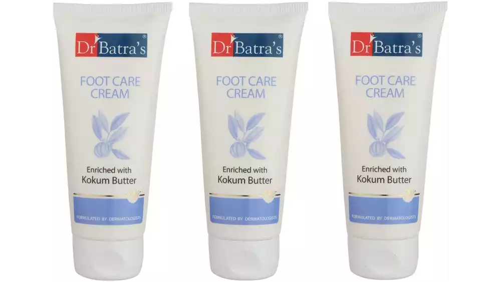 Dr Batras Foot Care Cream (100g, Pack of 3)