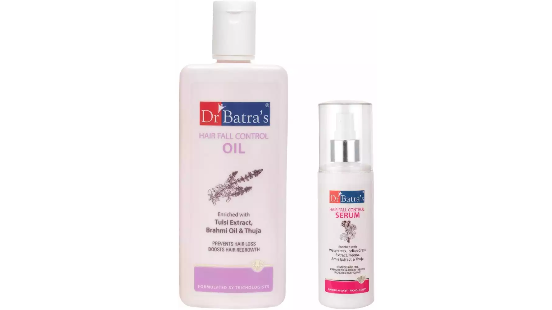 Dr Batras Hair Fall Control Oil & Hair Fall Control Serum Combo (1Pack)