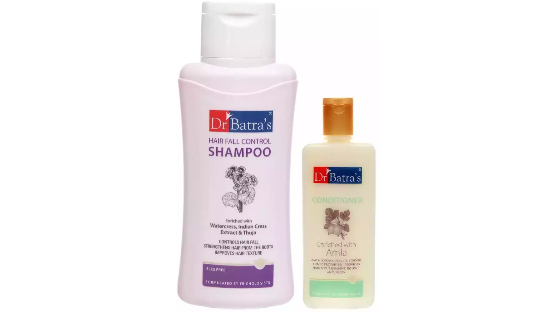 Dr Batras Hair Fall Control Shampoo & Conditioner Combo (1Pack)