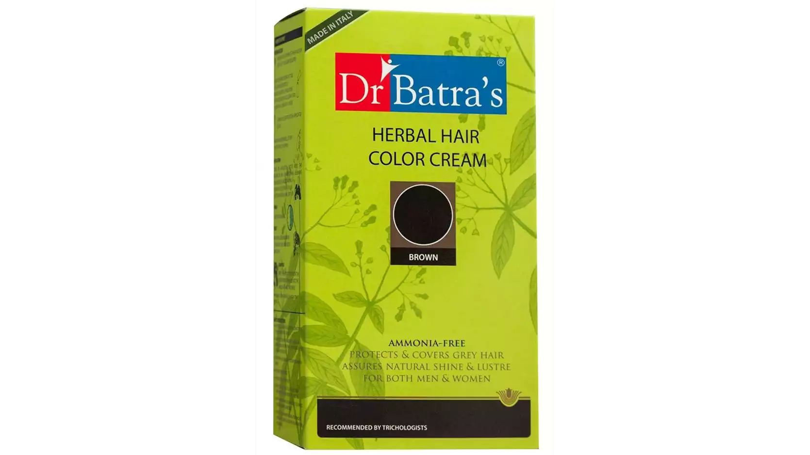 Dr Batras Herbal Hair Color Cream (Brown) (130g)