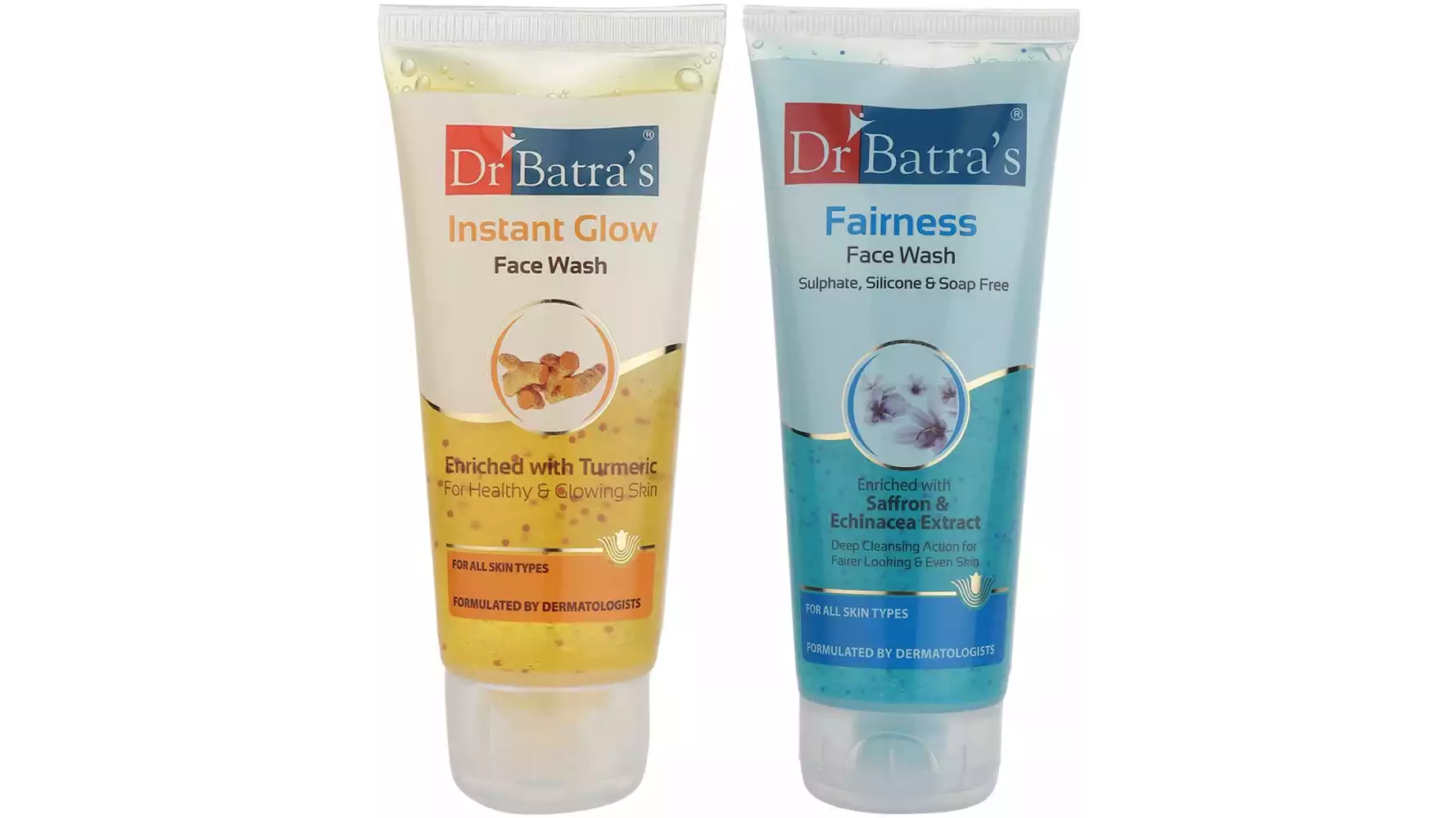 Dr Batras Instant Glow Facewash & Fairness Facewash Combo (1Pack)