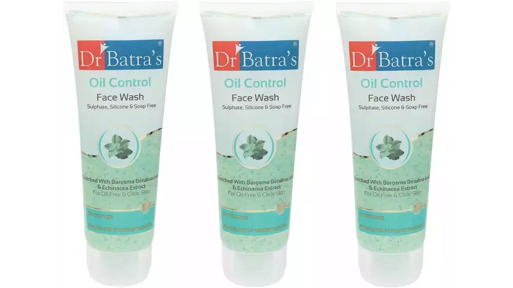 Dr Batras Oil Control Facewash (100g, Pack of 3)