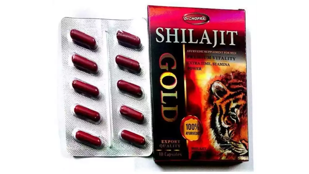 Dr Chopra Shilajit Gold  (10caps, Pack of 5)