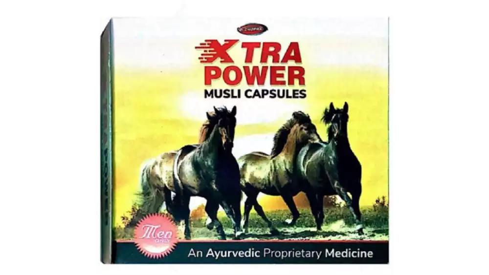 Dr Chopra Xtra Power Musli Capsules (10caps, Pack of 2)