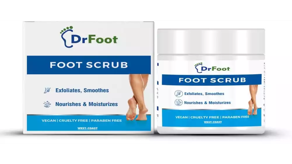 Dr Foot Foot Scrub With Tea Tree, Sweet Almond Oil (100g)