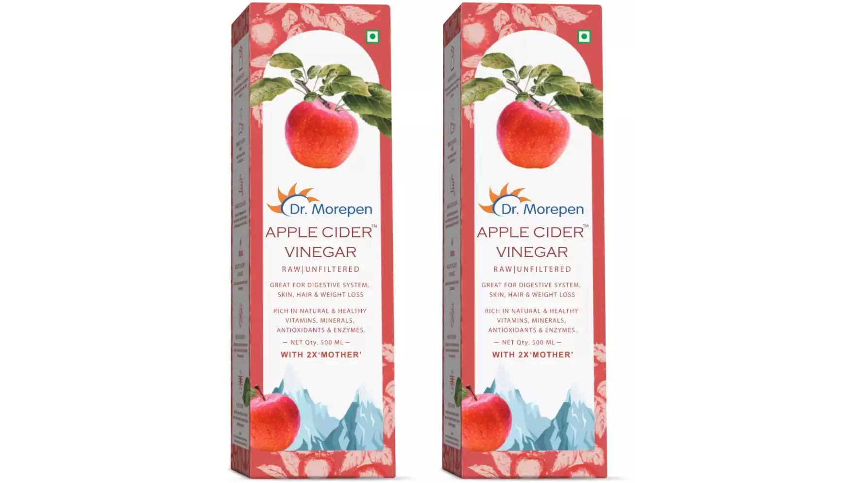 Dr Morepen Apple Cider Vinegar (Buy 1 Get 1 Free) (500ml)