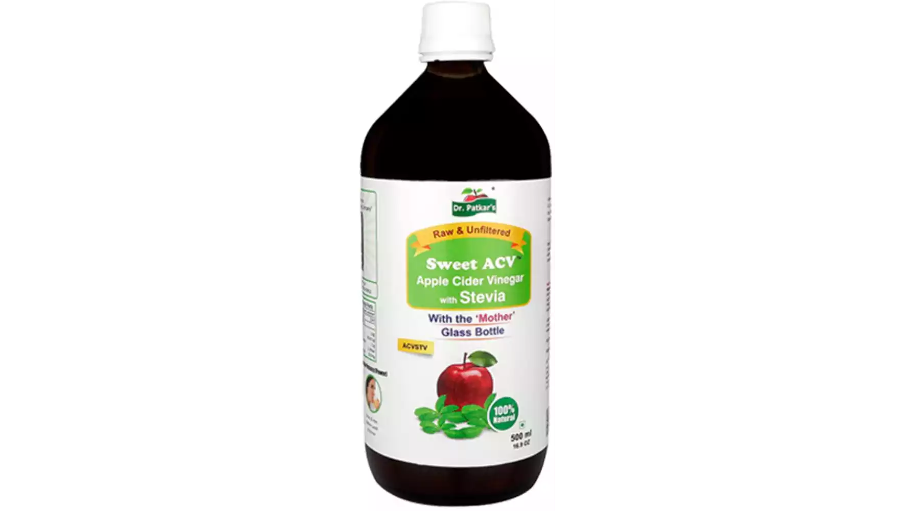 Dr. Patkars Sweet-Stevia Apple Cider Vinegar (500ml)