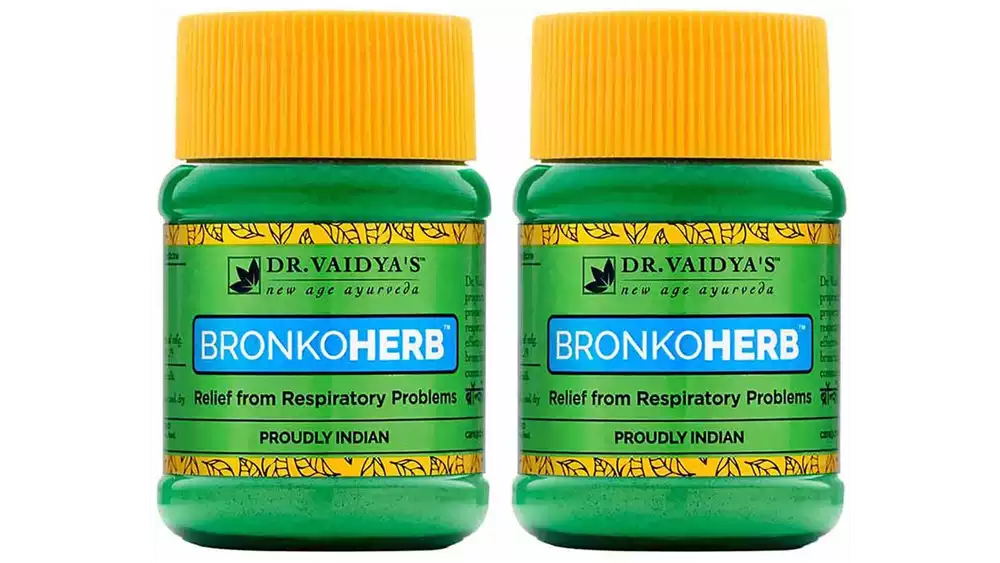 Dr Vaidyas Bronkoherb Powder (50g, Pack of 2)