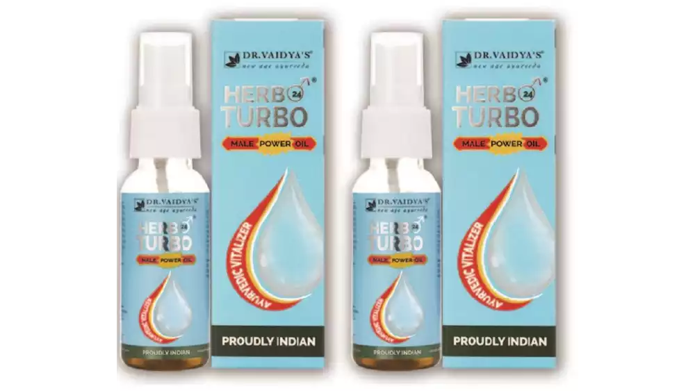 Dr Vaidyas Herbo 24 Turbo Power Oil (25ml, Pack of 2)