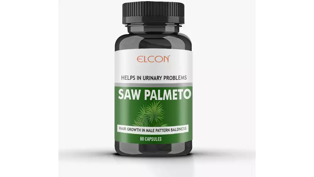 Elcon Saw Palmetto 300Mg With Nettle Root 160Mg Capsule (60caps)