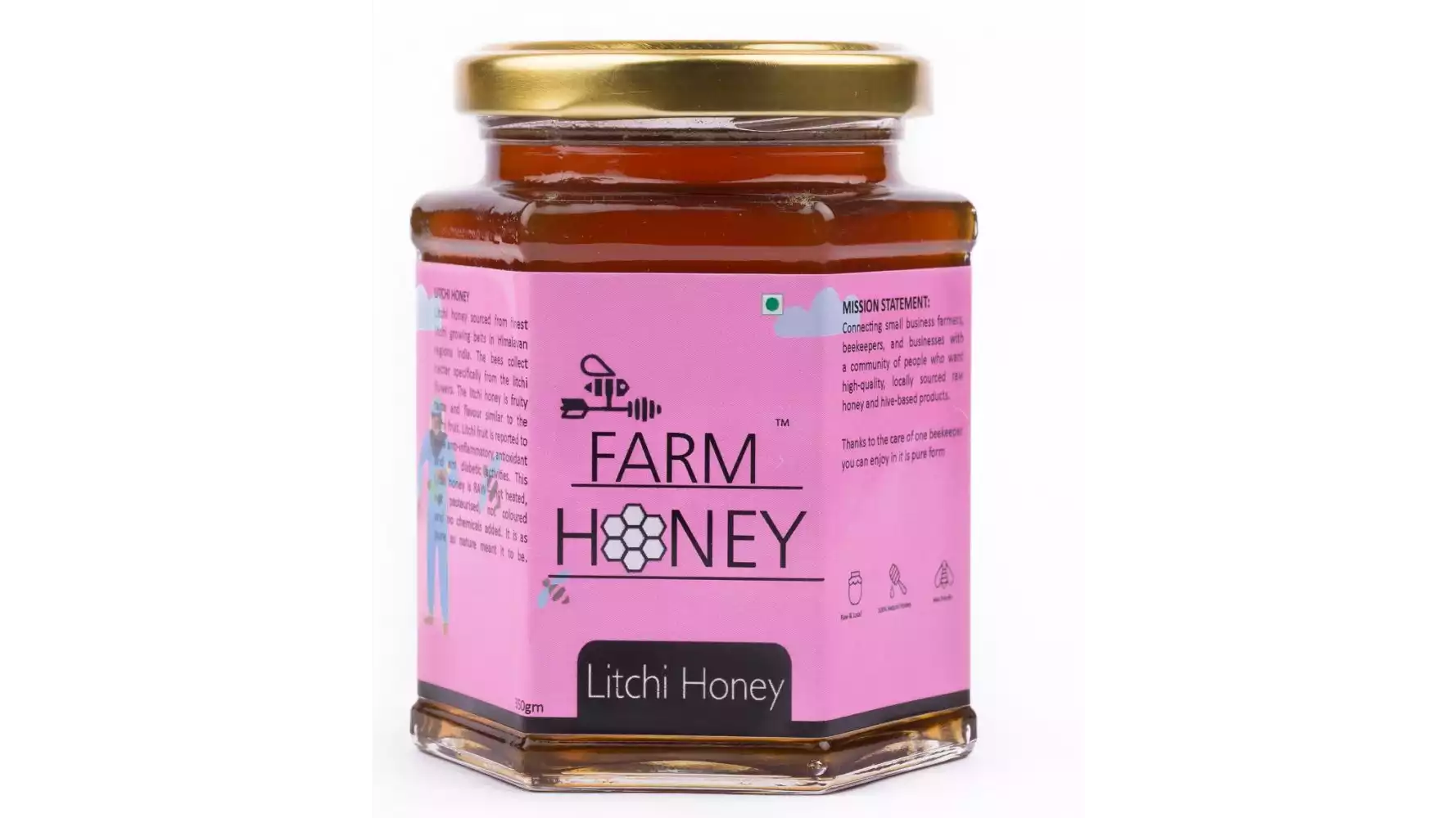 Farm Honey Litchi Honey (350g)