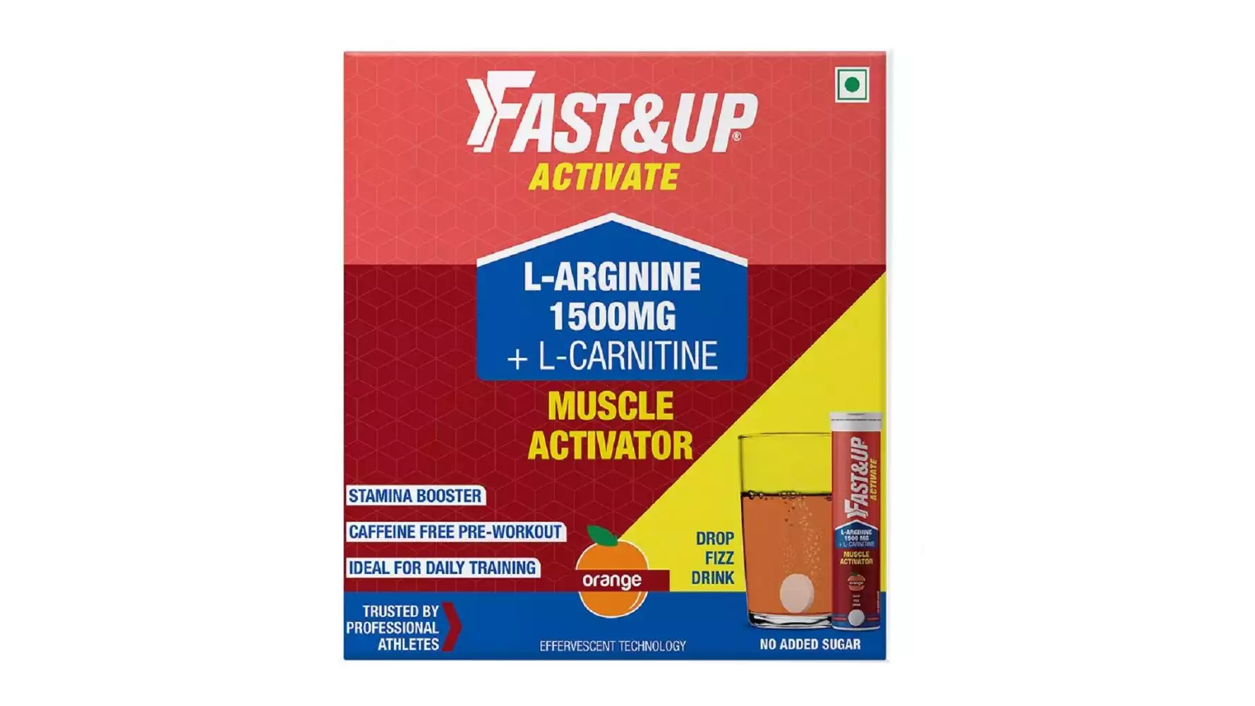 Fast&Up Activate L Arginine & L Carnitine Orange (30tab)