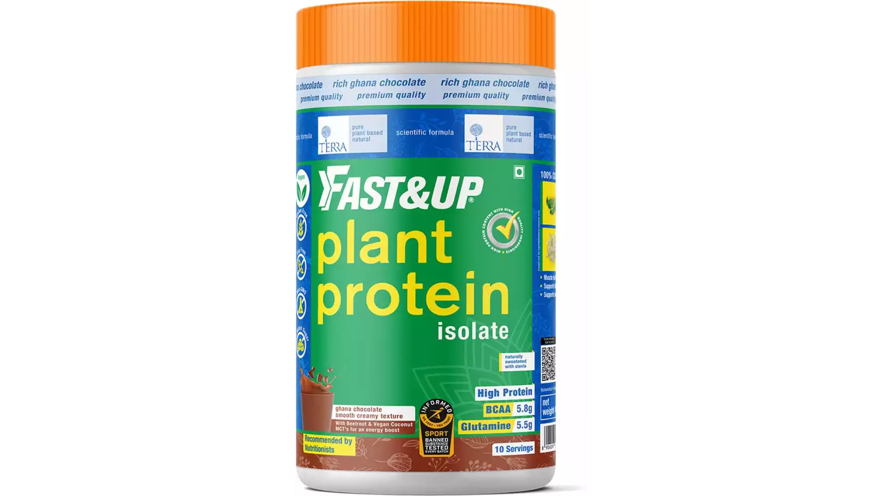 Fast&Up Plant Protein Isolate Blend Chocolate (450g)