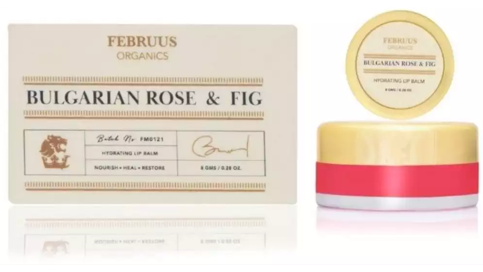 Februus Organics Lip Balm Bulgarian Rose & Fig (8ml)