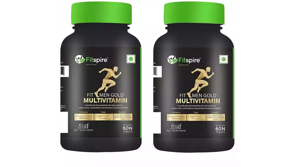 Fitspire Fit Men Multi Vitamin Tablet (60tab, Pack of 2)