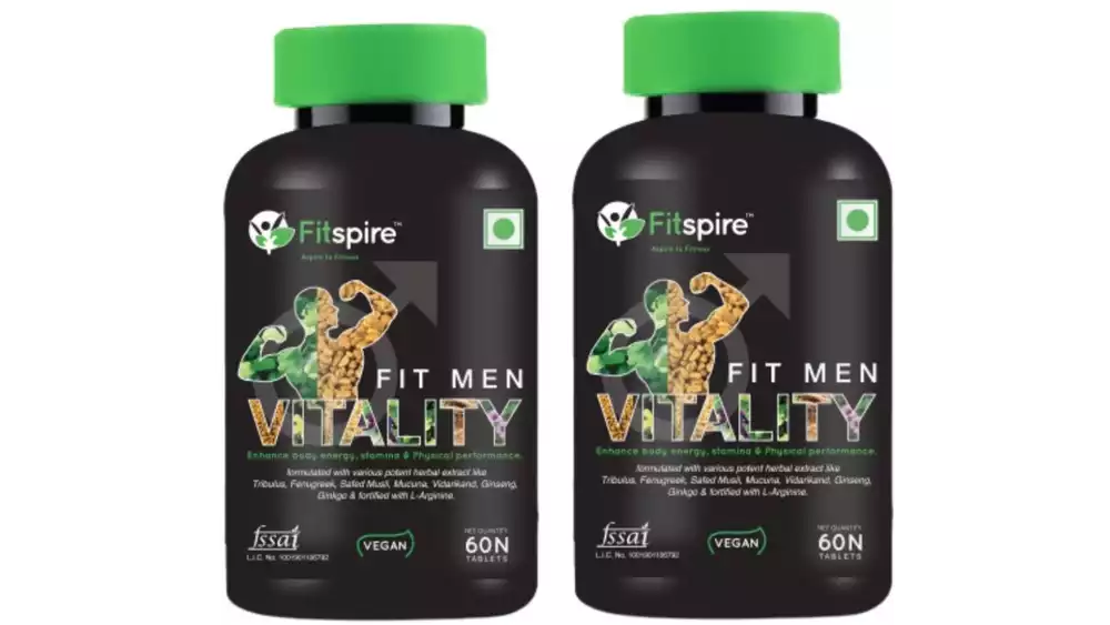 Fitspire Fit Men Vitality Tablet (60tab, Pack of 2)