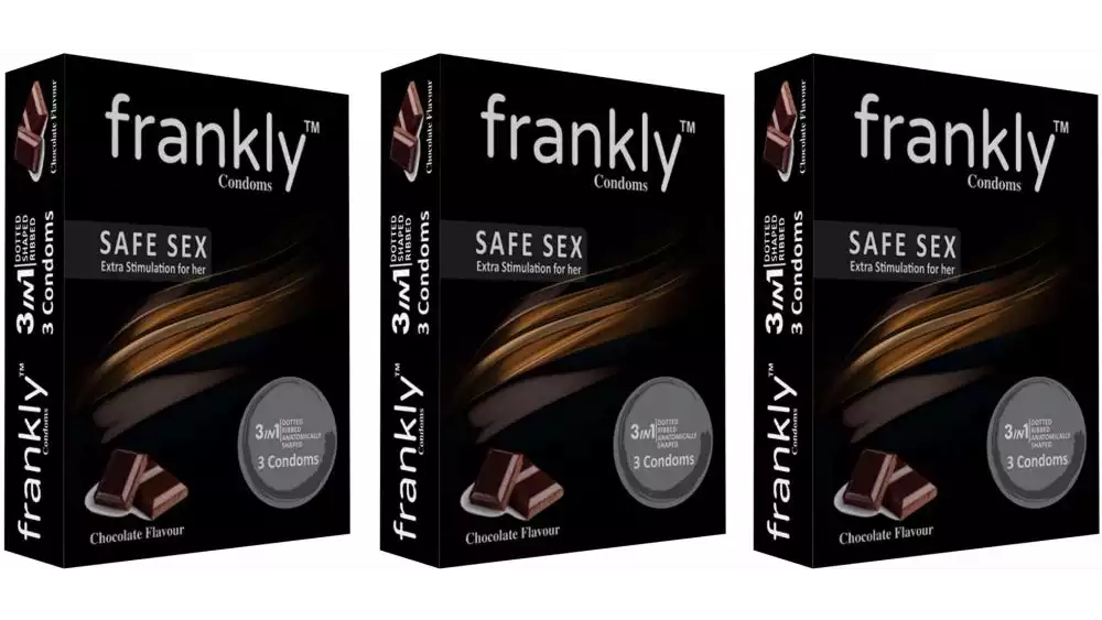 Frankly Chocolate Condoms (3pcs, Pack of 3)