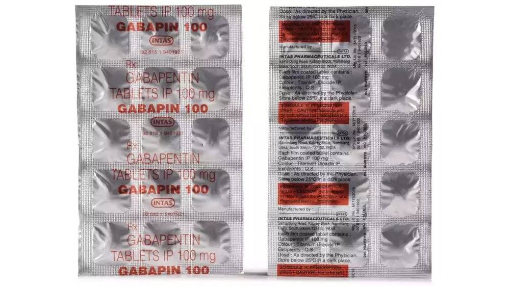 Gabapin Tablet (100mg) (15tab)