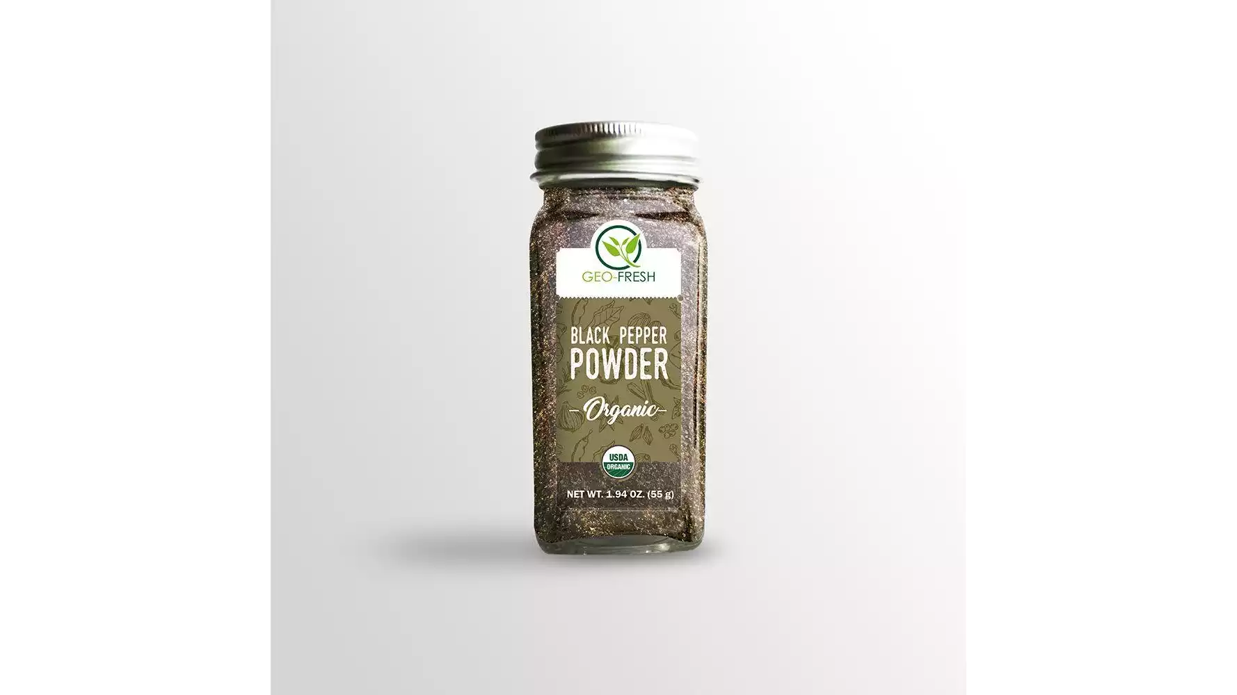 Geo-Fresh Organic Black Papper Powder (55g)