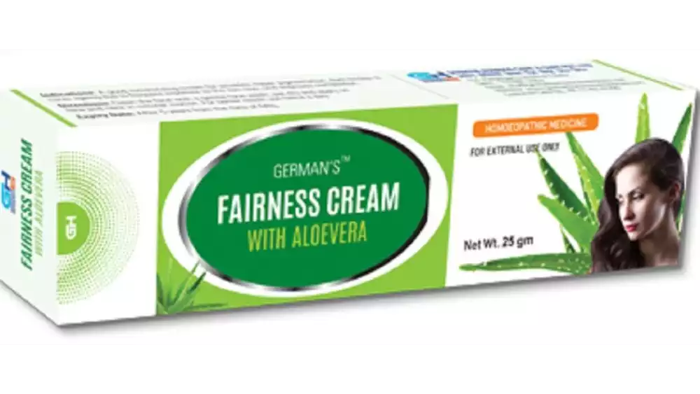 German Homeo Care & Cure Fairness Cream with Aloevera (25g)