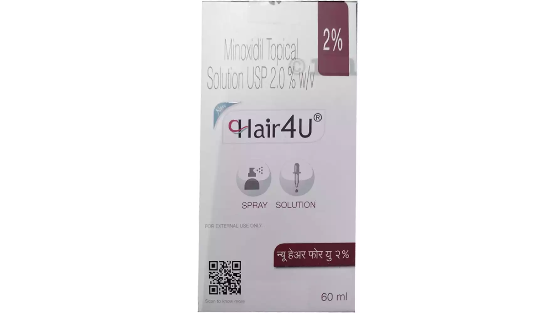 Glenmark Pharma New Hair 4U Solution (2%w/v) (60ml)