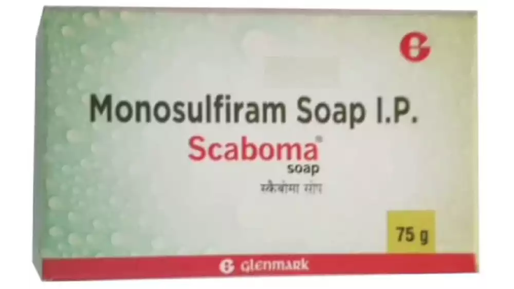 Glenmark Pharma Scaboma Soap (75g)